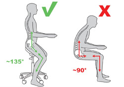 Ortopedinės kėdės darbui SALLI SWINGFIT